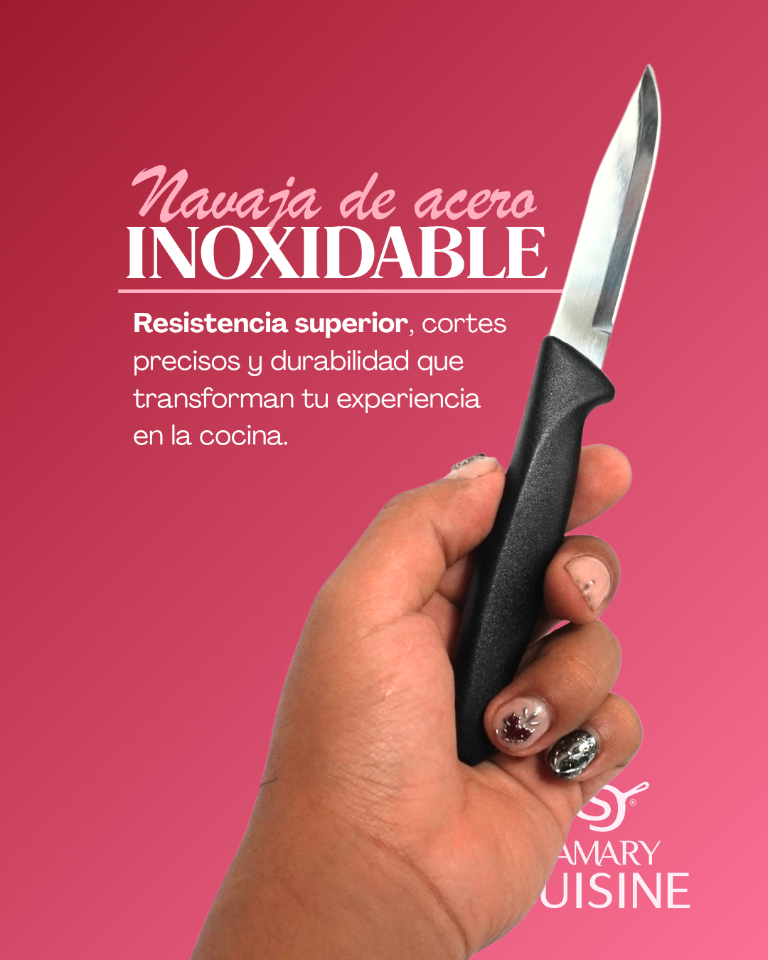 Cuchillo de mesa plástico - TRAMONTINA 19 cm 23040