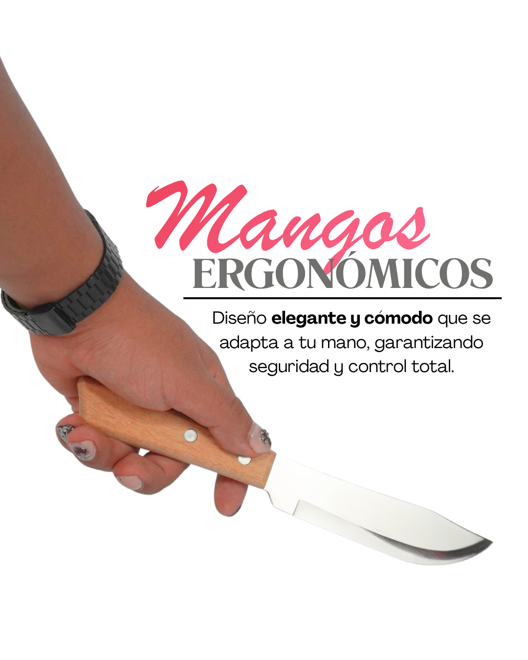 Cuchillo machete CH madera - TRAMONTINA 22947/105 24 cm