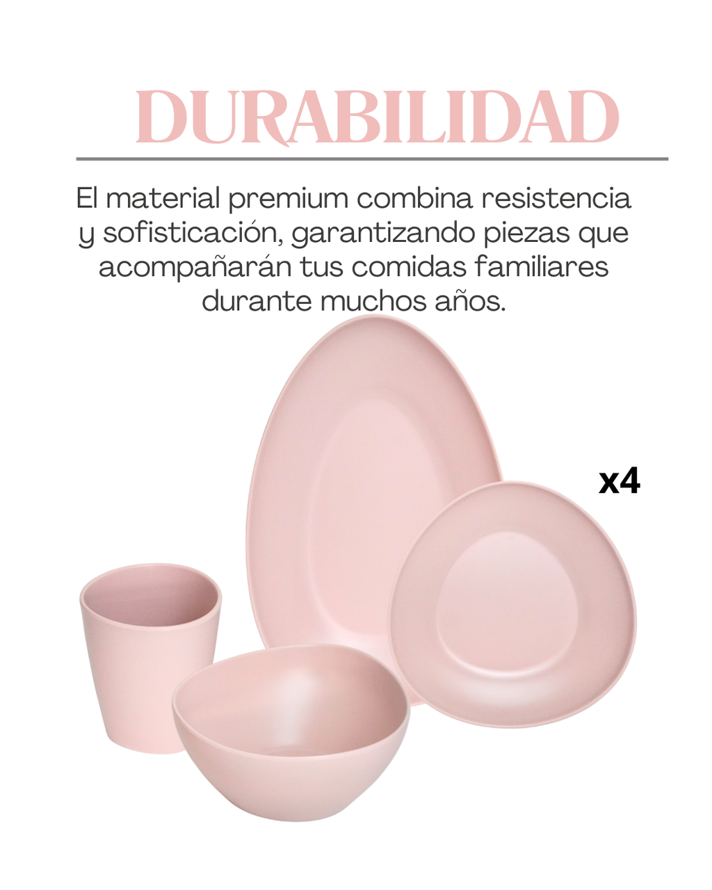 PROMOCIÓN Batería de cocina de acero inoxidable + Vajilla de melamina