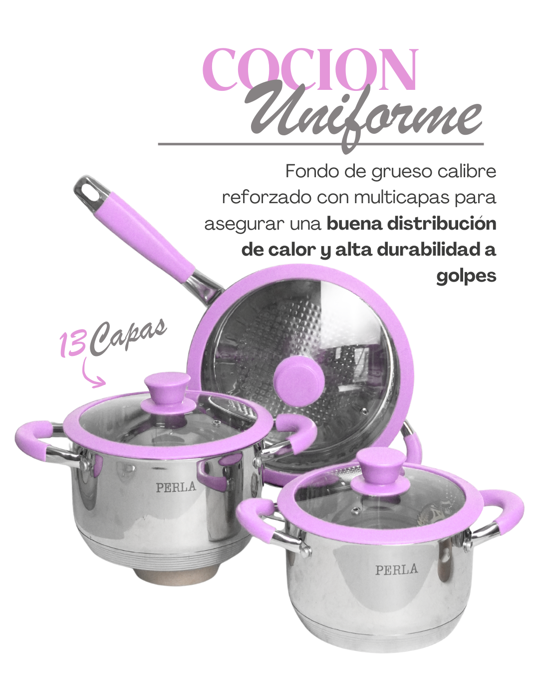 Claudia - PERLA 12 pz (4 ollas)