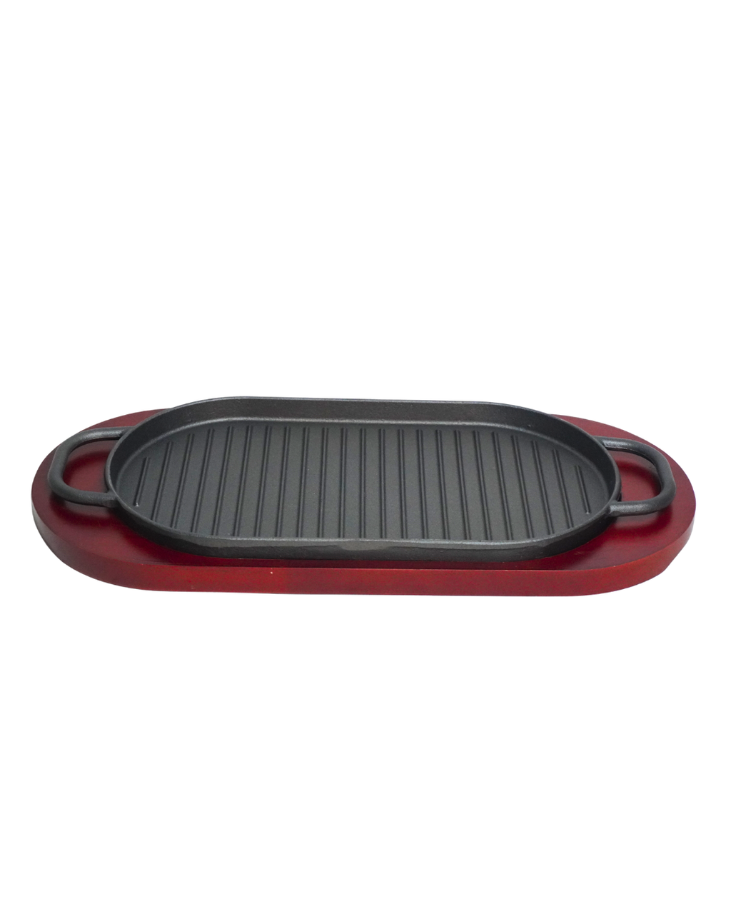 Grill Ovalado 38, 42  cm de hierro c/ tabla - GRILL