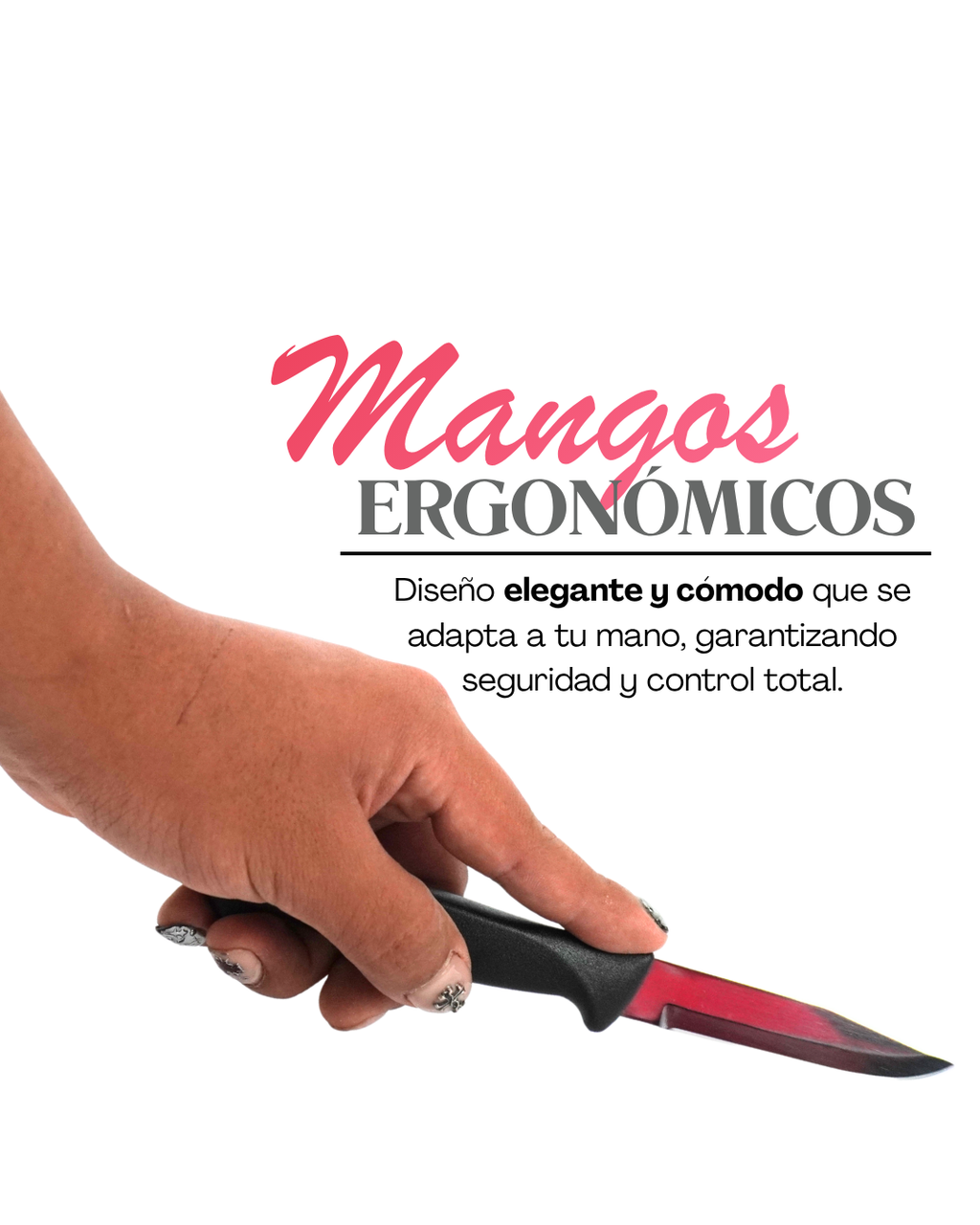Cuchillo de mesa plástico - TRAMONTINA 19 cm 23040