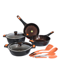 Batería de Cerámica Antiadherente Coral - KUCHE 9 pz