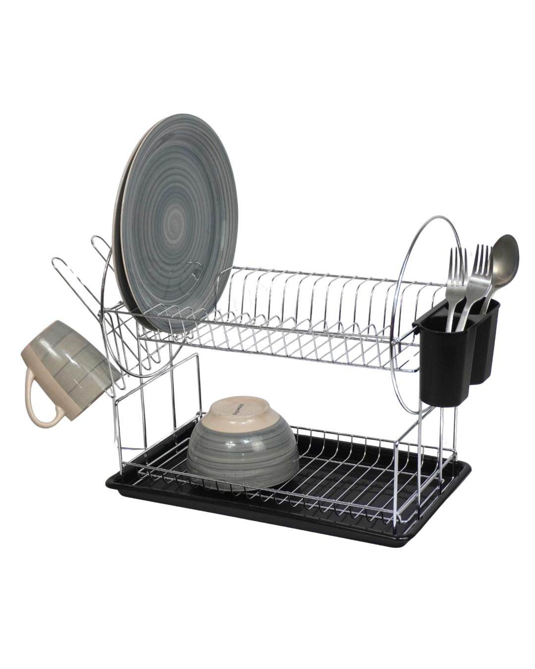 Escurridor dos pisos circulo - DISH DRAINER 50x23x36