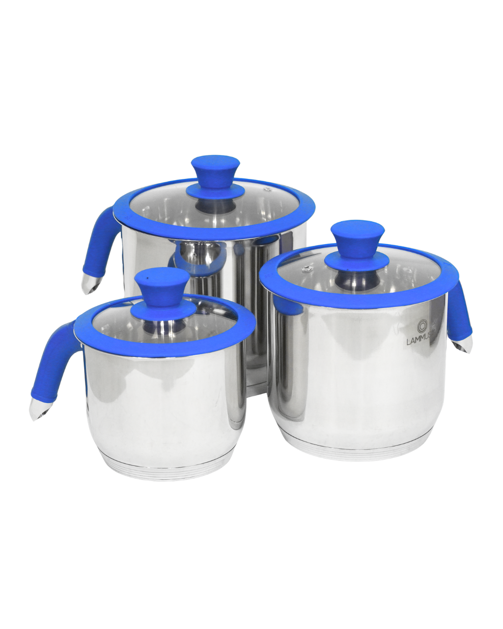 Pocillos de acero inoxidable - LAMMUSA 3pz