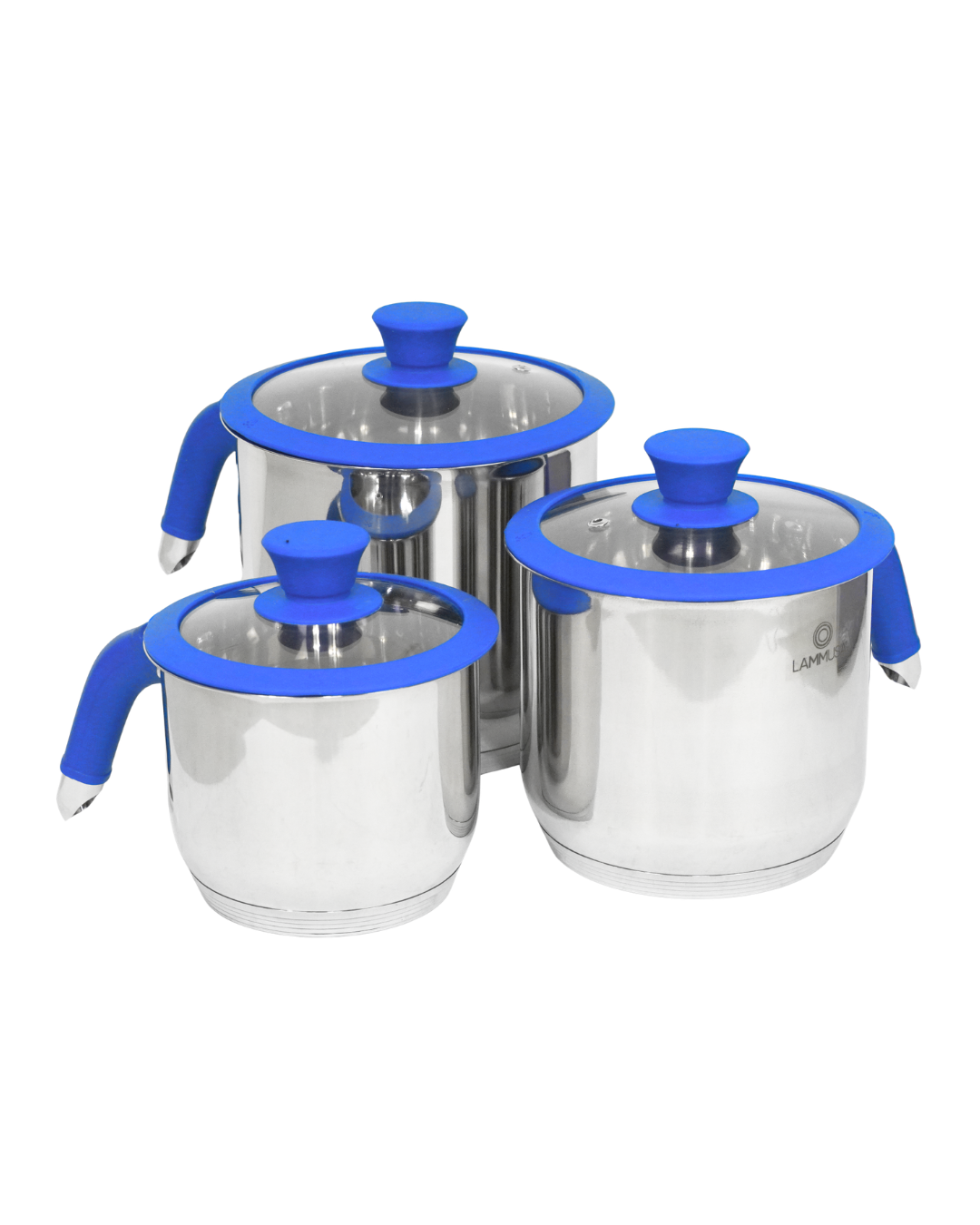 Pocillos de acero inoxidable - LAMMUSA 3pz