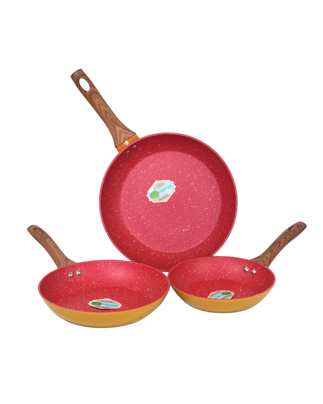 PROMO Set de Sartenes de Cerámica Antiadherente  Manchester - ALFA 3 pz