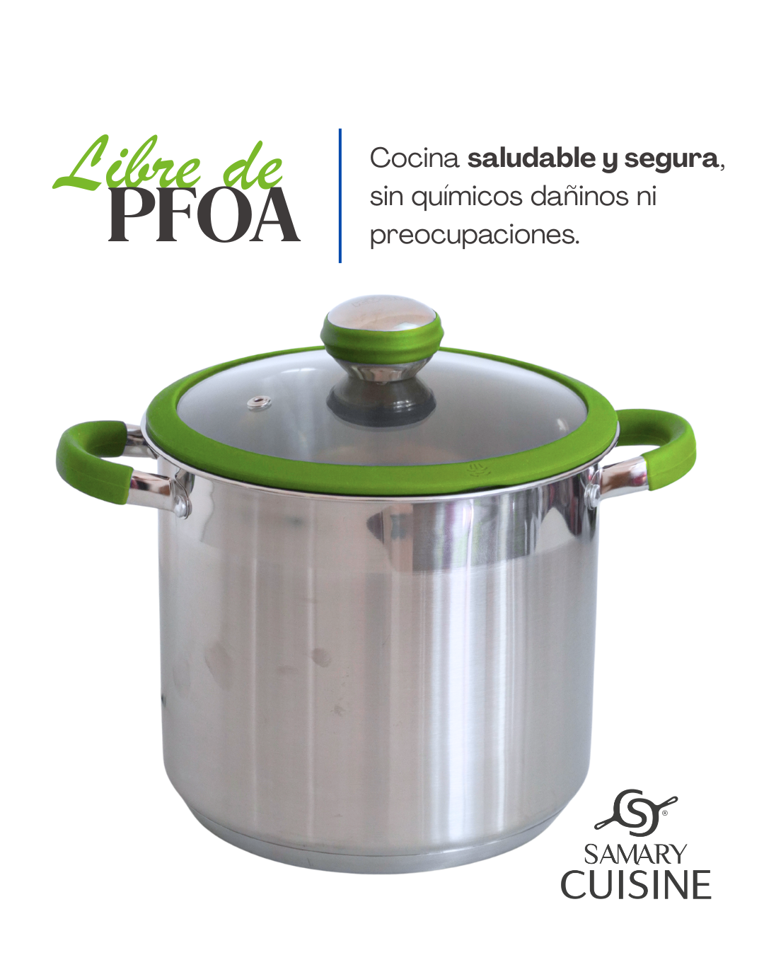 Juego Ollas Roze 8 Pz Tapa Irrompible Silicon 5, 7, 8 Y 10 L