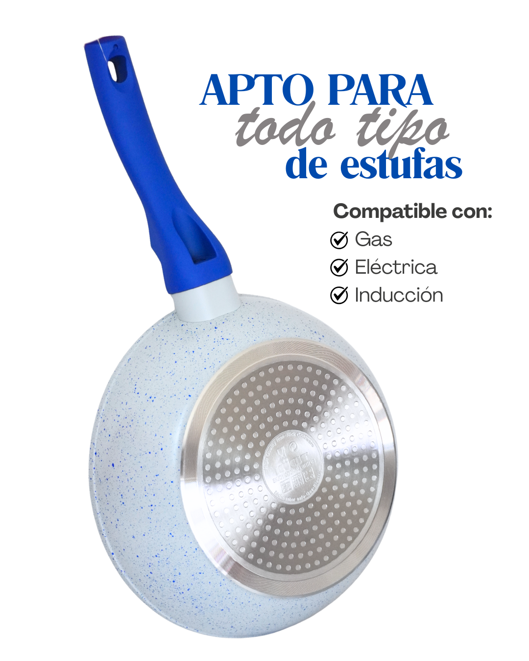 Set de Sartenes Candy - KUCHE 8 pz Cerámica Antiadherente