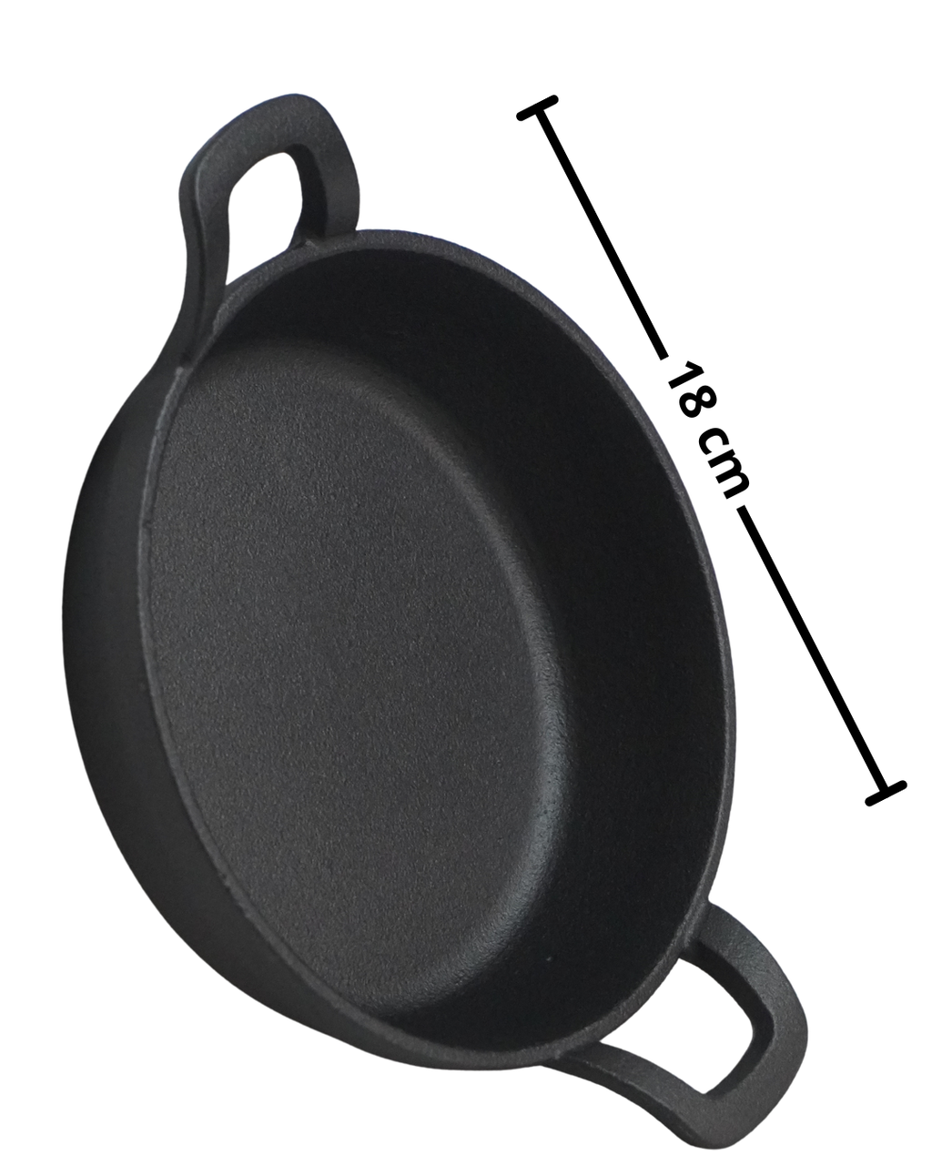 Olla Grill  16, 18 cm de hierro c/ tabla