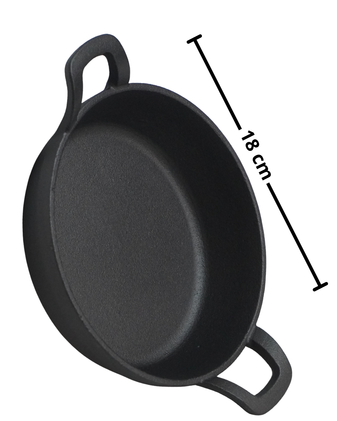 Olla Grill  16, 18 cm de hierro c/ tabla