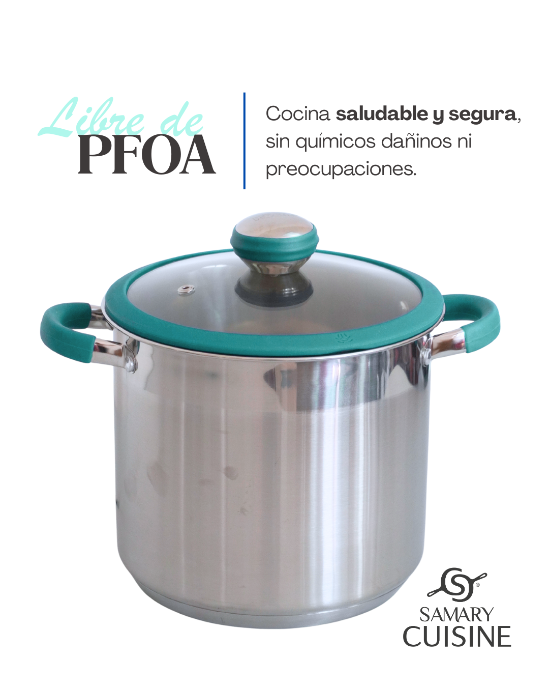 Juego Ollas Roze 8 Pz Tapa Irrompible Silicon 5, 7, 8 Y 10 L