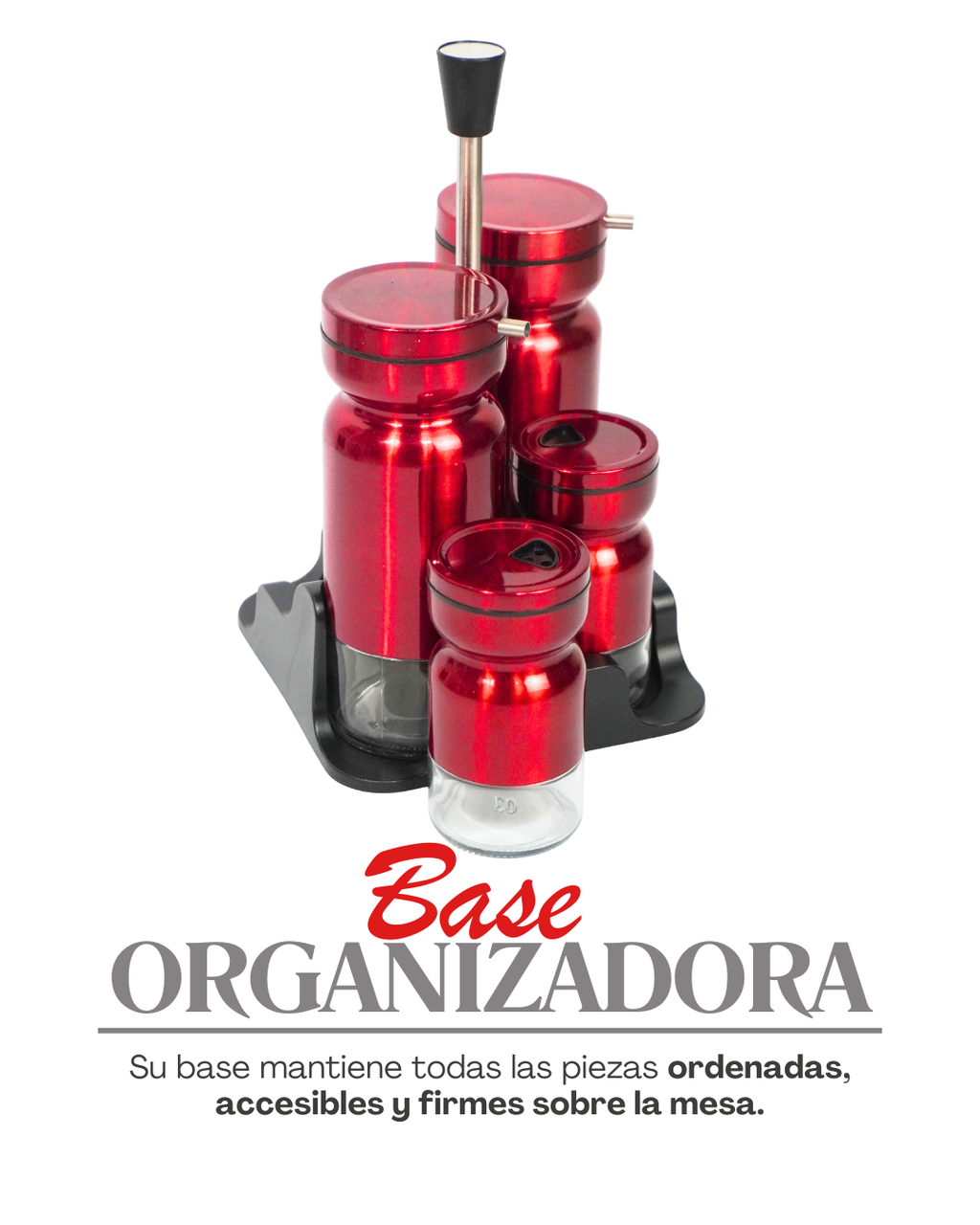 Especieros aceiteros y saleros 41705 - CANISTER 3 pz