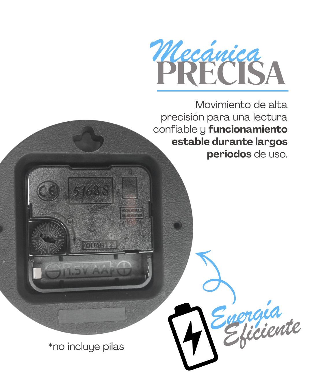 Reloj de cristal circular de autos - Reloj decorativo de pared