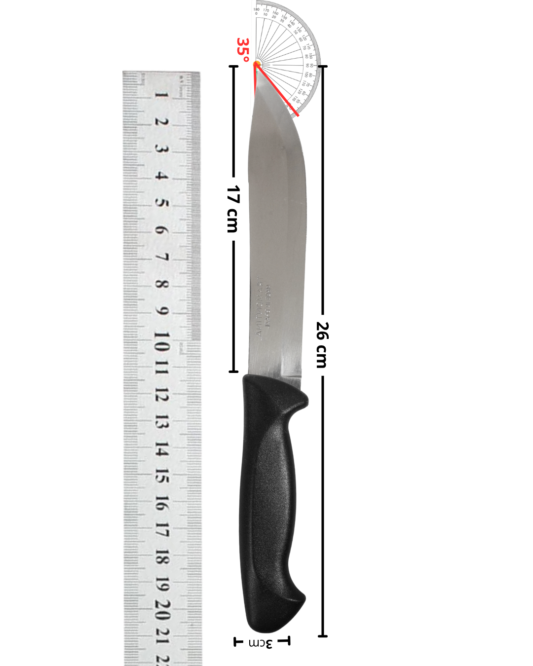 Cuchillo machete plástico - TRAMONTINA 26 CM 23043/106
