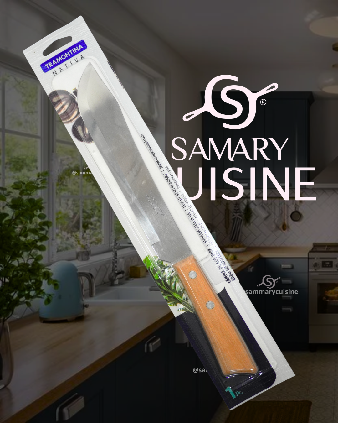Cuchillo machete G madera - TRAMONTINA 32 cm 22947/108