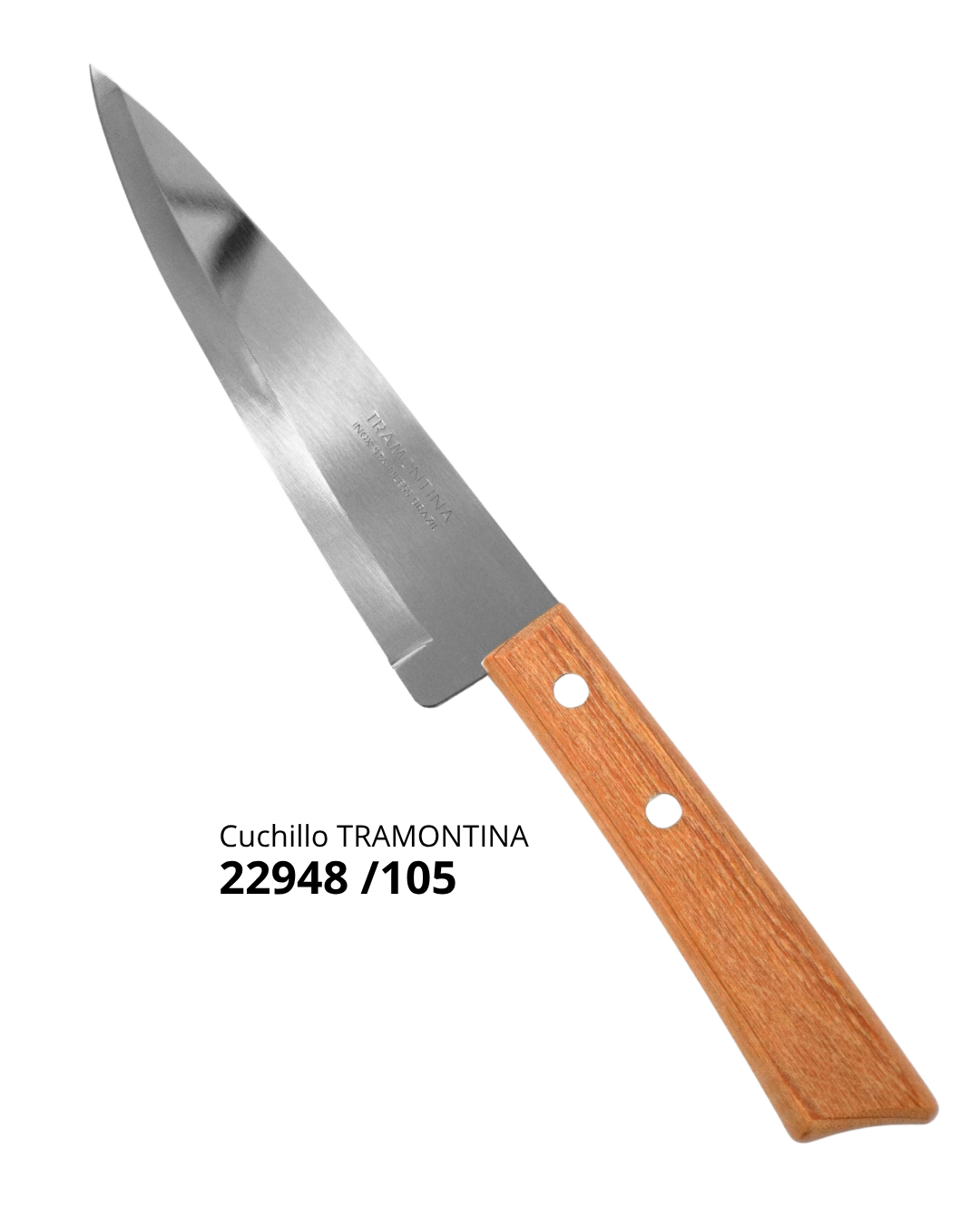Cuchillo de chef madera CH - TRAMONTINA 24 cm 22944/105
