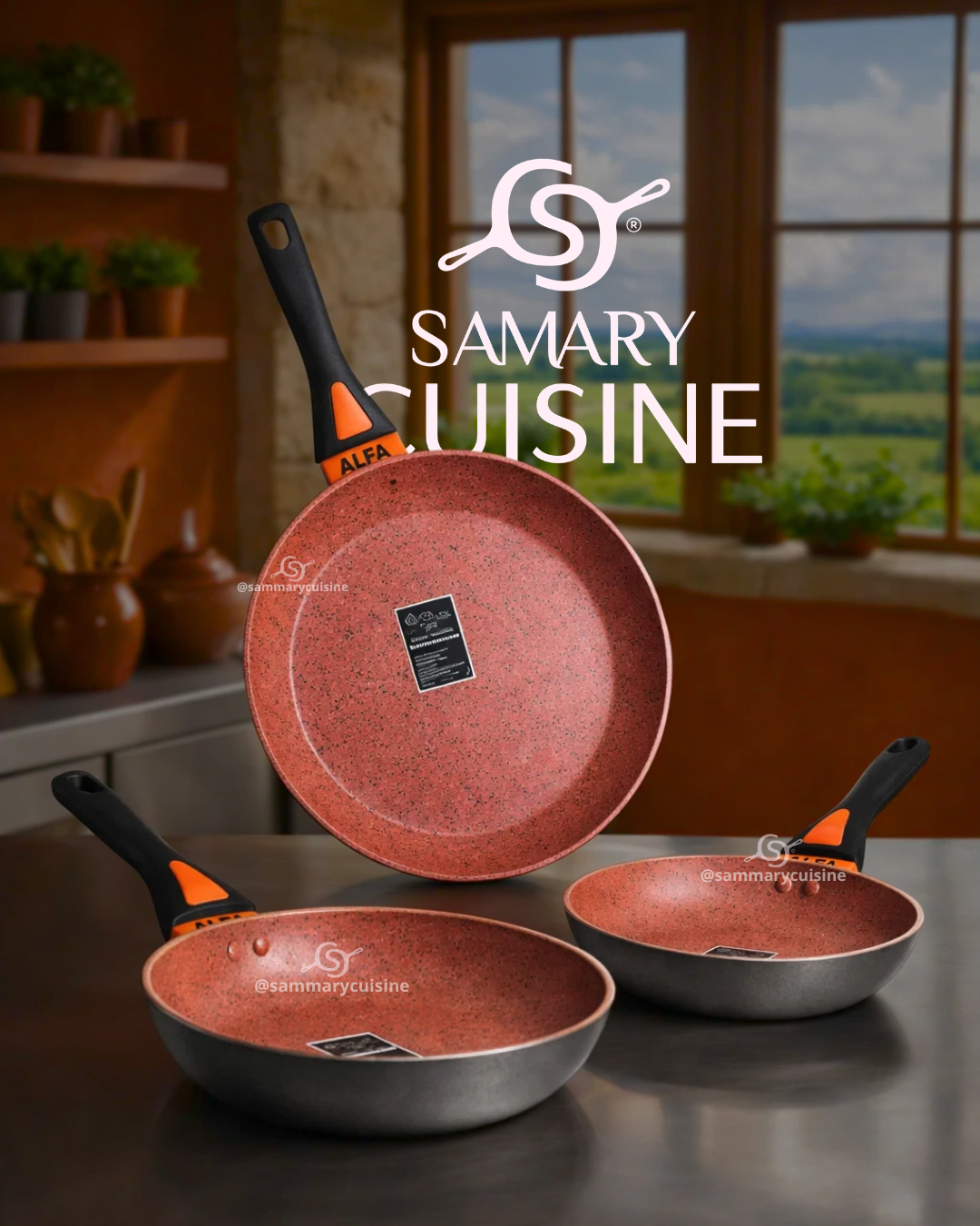 Sartenes Oslo - 3 Piezas 20, 24 y 28 cm