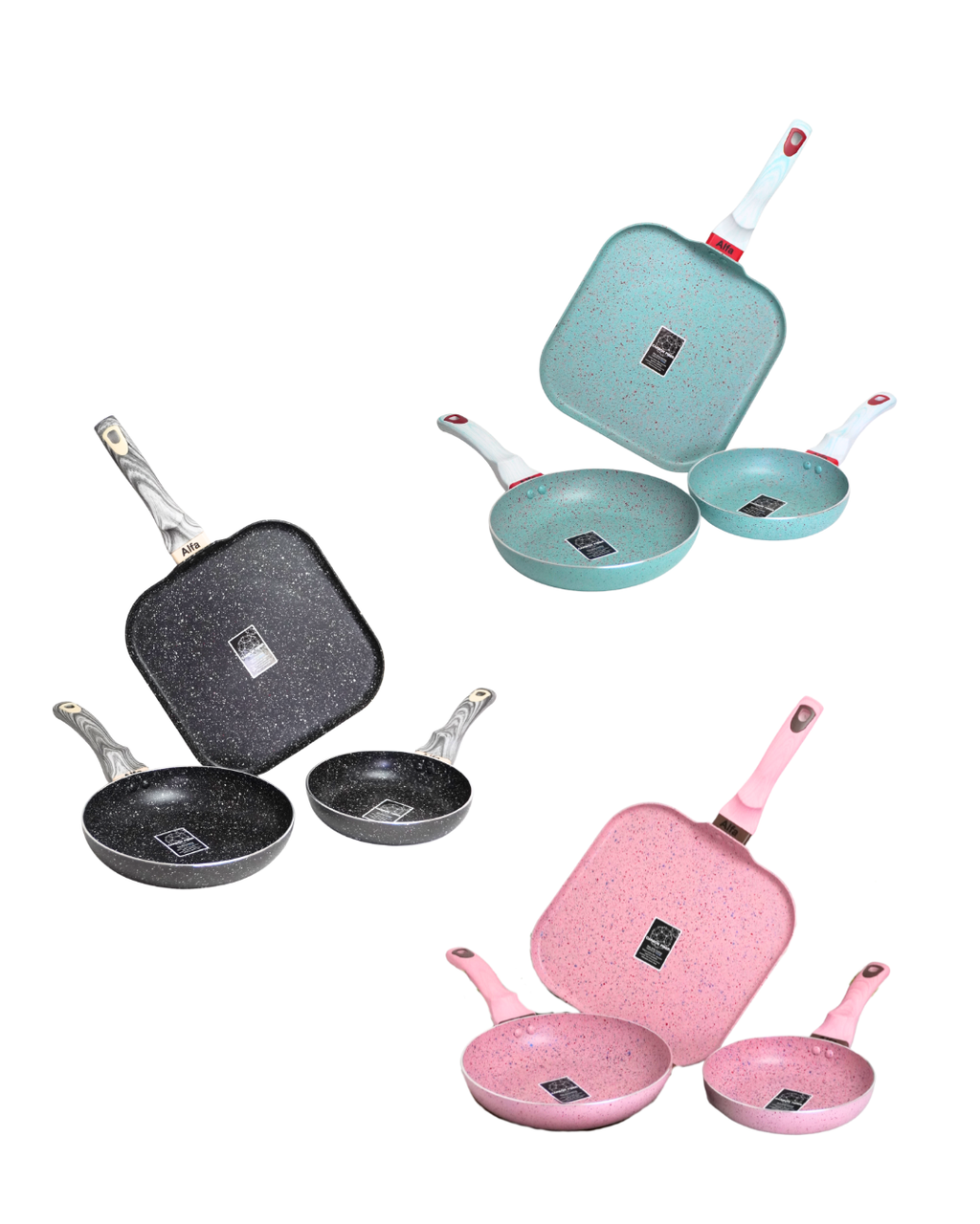 Set 3 Sartenes Canada - ALFA 3 pz comal + Comal