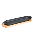 Sarten Grill Ovalado 38 cm hierro c/ tabla