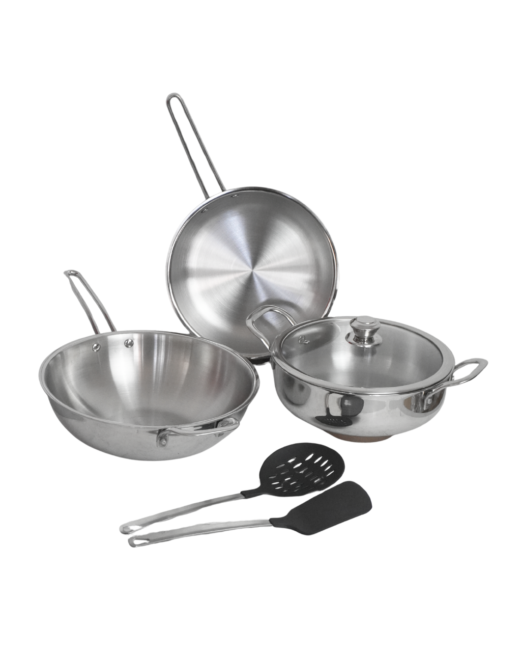 Batería de Acero inoxidable Royal - KUCHE 6pz