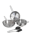 Batería de Acero inoxidable Royal - KUCHE 6pz