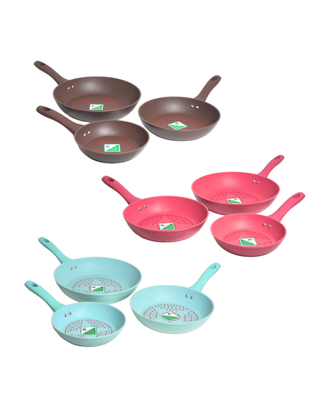 Set de 3 sartenes Corona - ALFA 3 pz