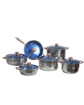 Batería de Acero Inoxidable DC - Jumbo 12 pz