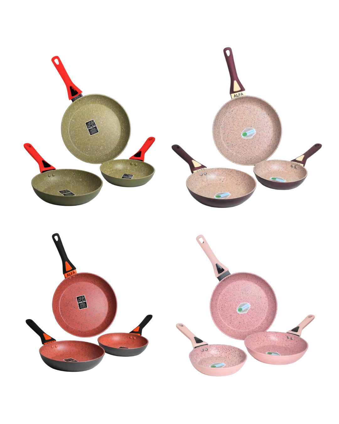 Sartenes Oslo - 3 Piezas 20, 24 y 28 cm