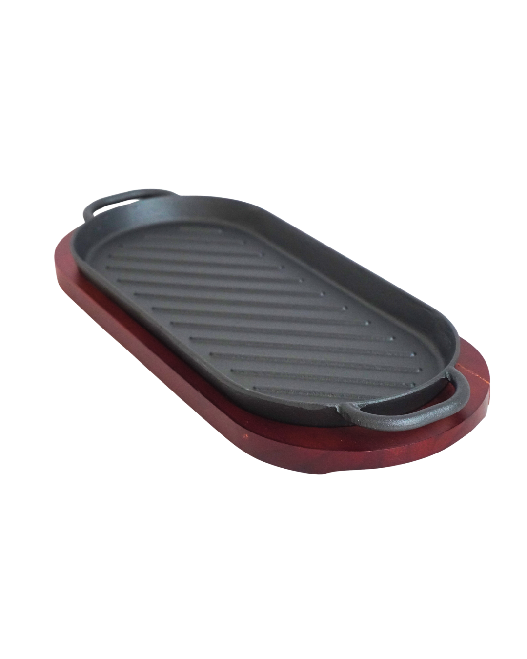 Grill Ovalado 38, 42  cm de hierro c/ tabla - GRILL