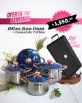 Juego de ollas BAO DOM 8 piezas + Comal de regalo