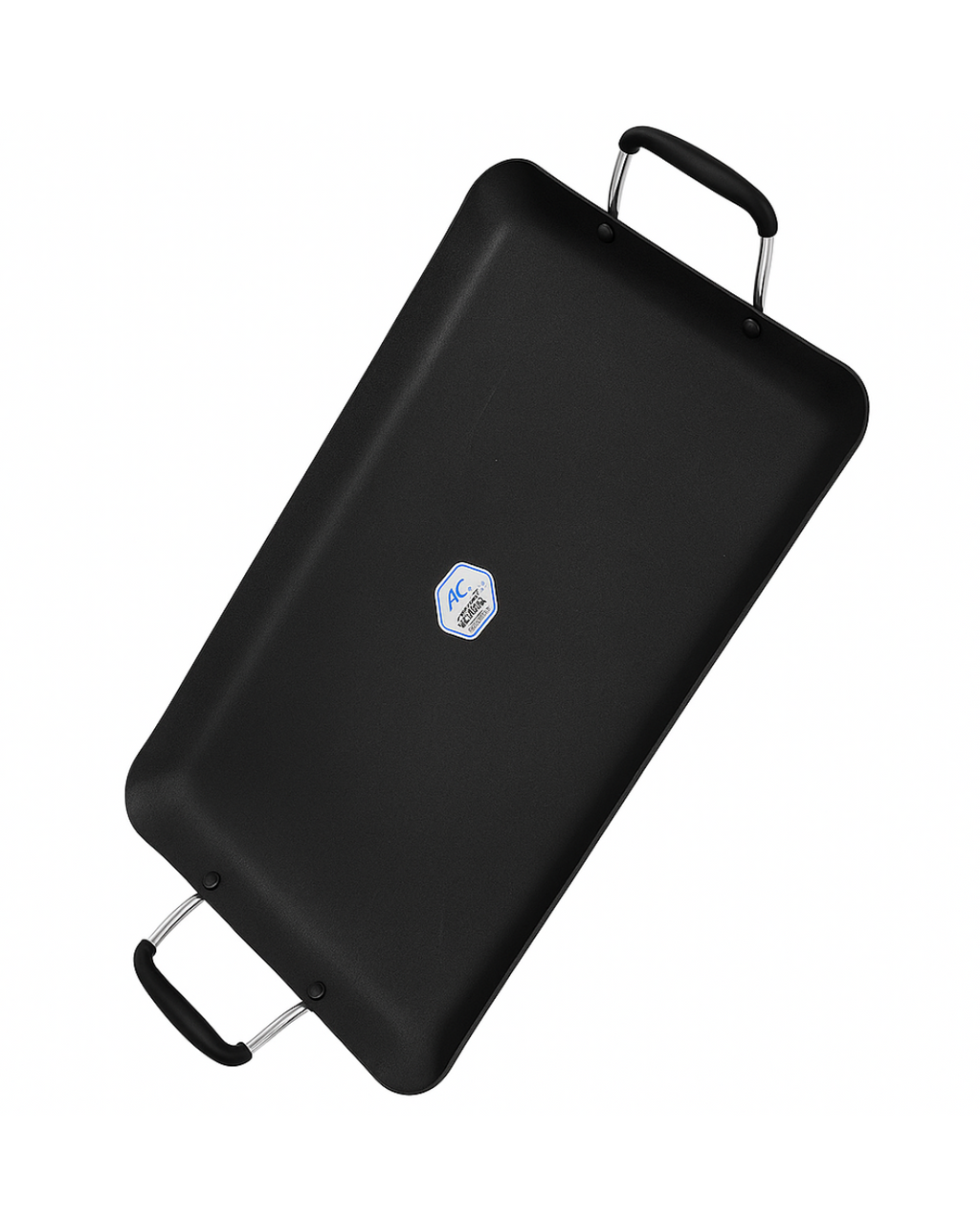 Comal Rectangular Alfa Cuisine de 2 Parrillas Teflón Premium Negro | +1000 vendidos