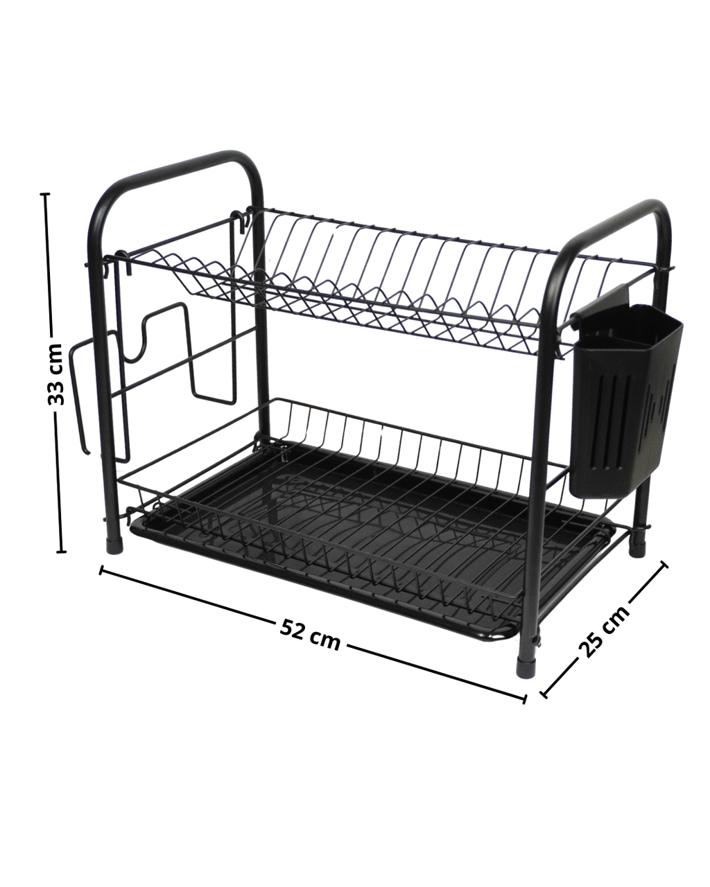 Escurridor dos pisos cuadrado - DISH DRAINER