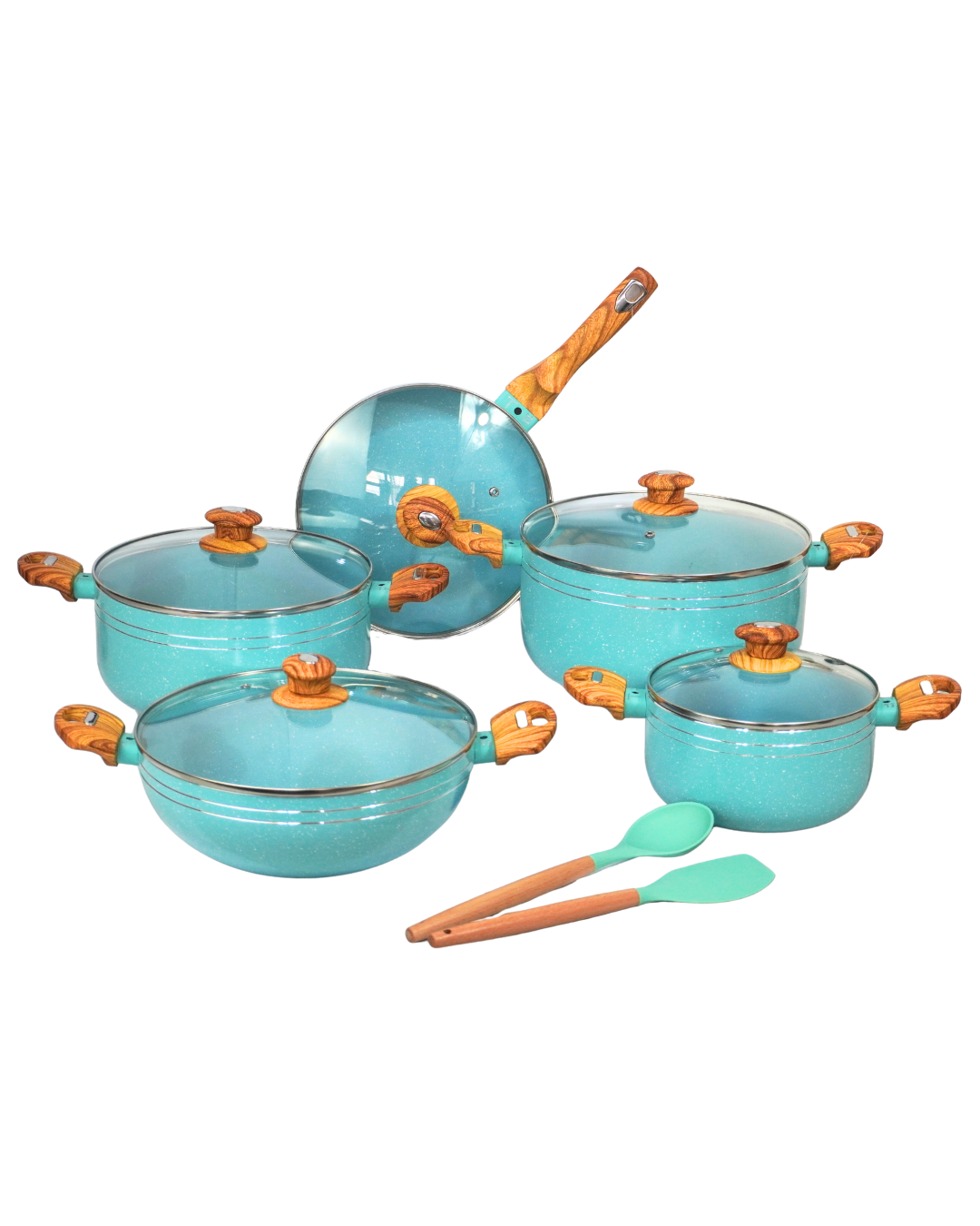 Batería de Cerámica Antiadherente Deluxe - KRUMBERG 12 pz