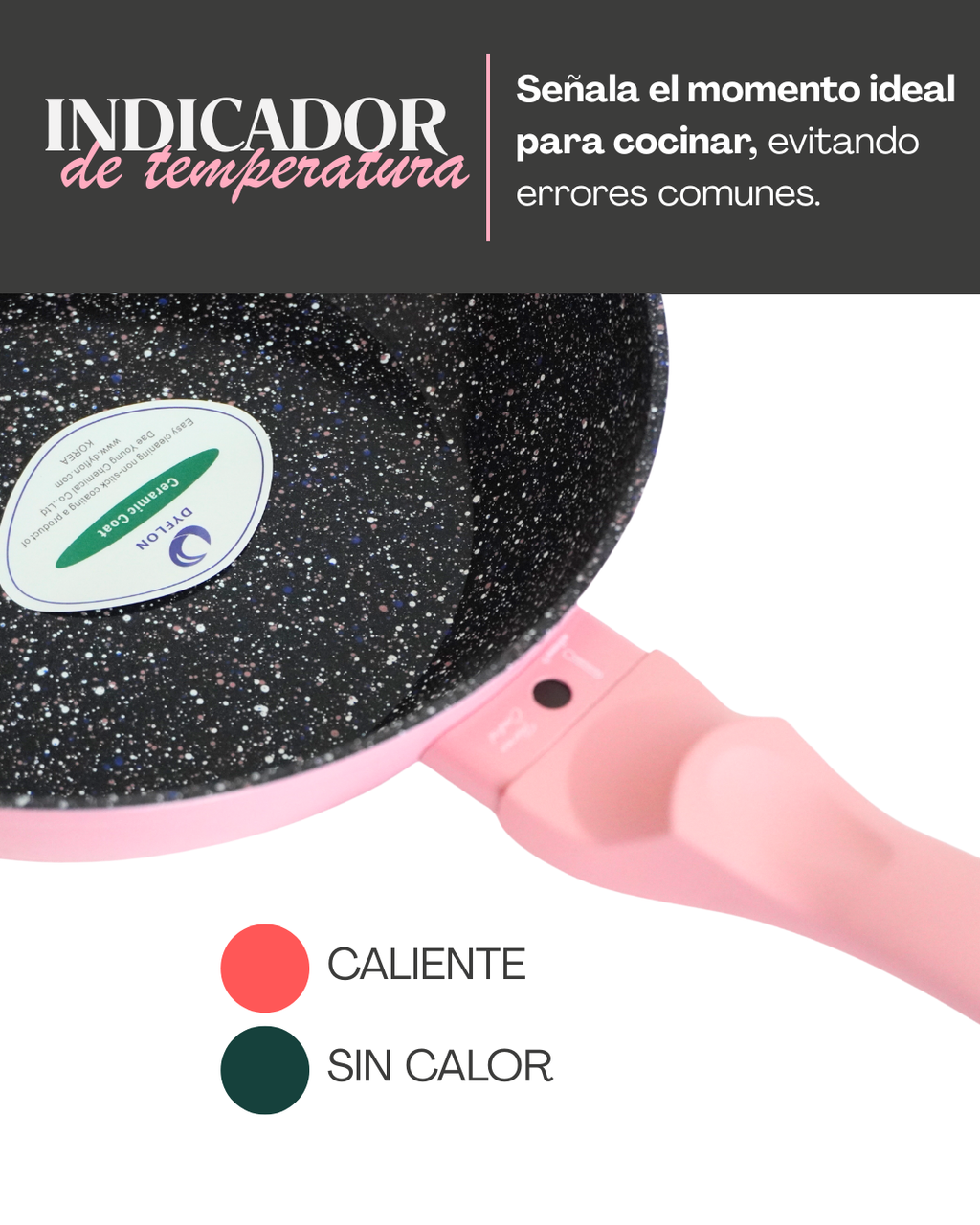 Set de Sartenes Candy - KUCHE 8 pz Cerámica Antiadherente