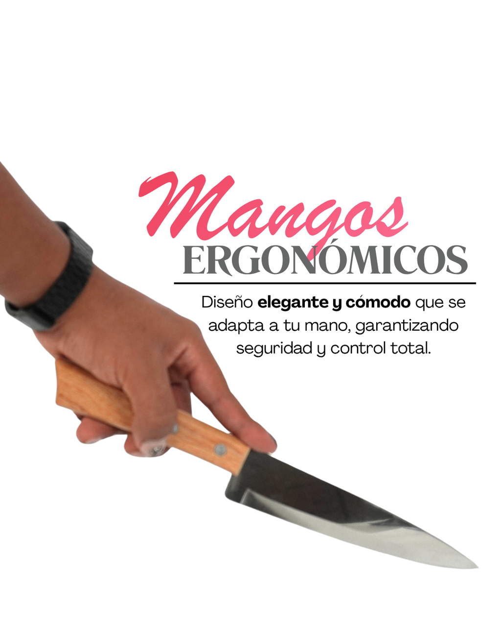 Cuchillo de chef madera CH - TRAMONTINA 24 cm 22944/105