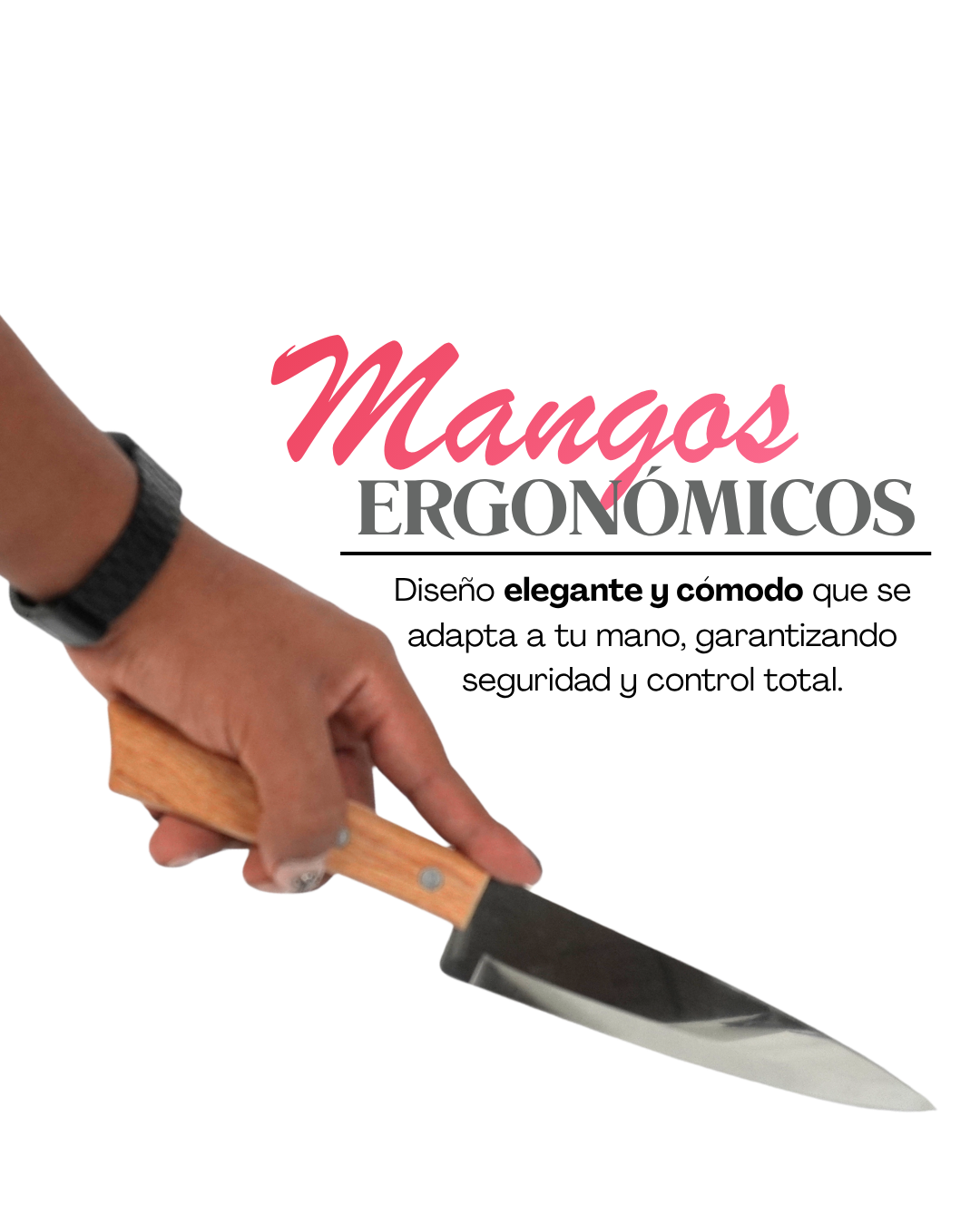 Cuchillo de chef madera CH - TRAMONTINA 24 cm 22944/105
