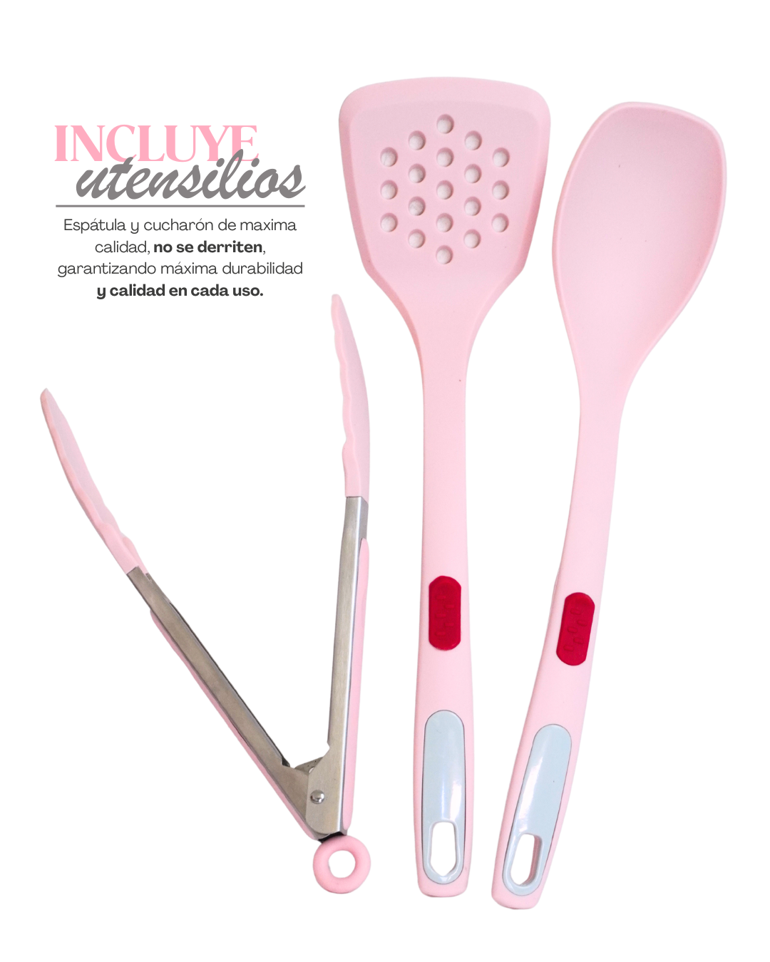 Set de Sartenes Candy - KUCHE 8 pz Cerámica Antiadherente