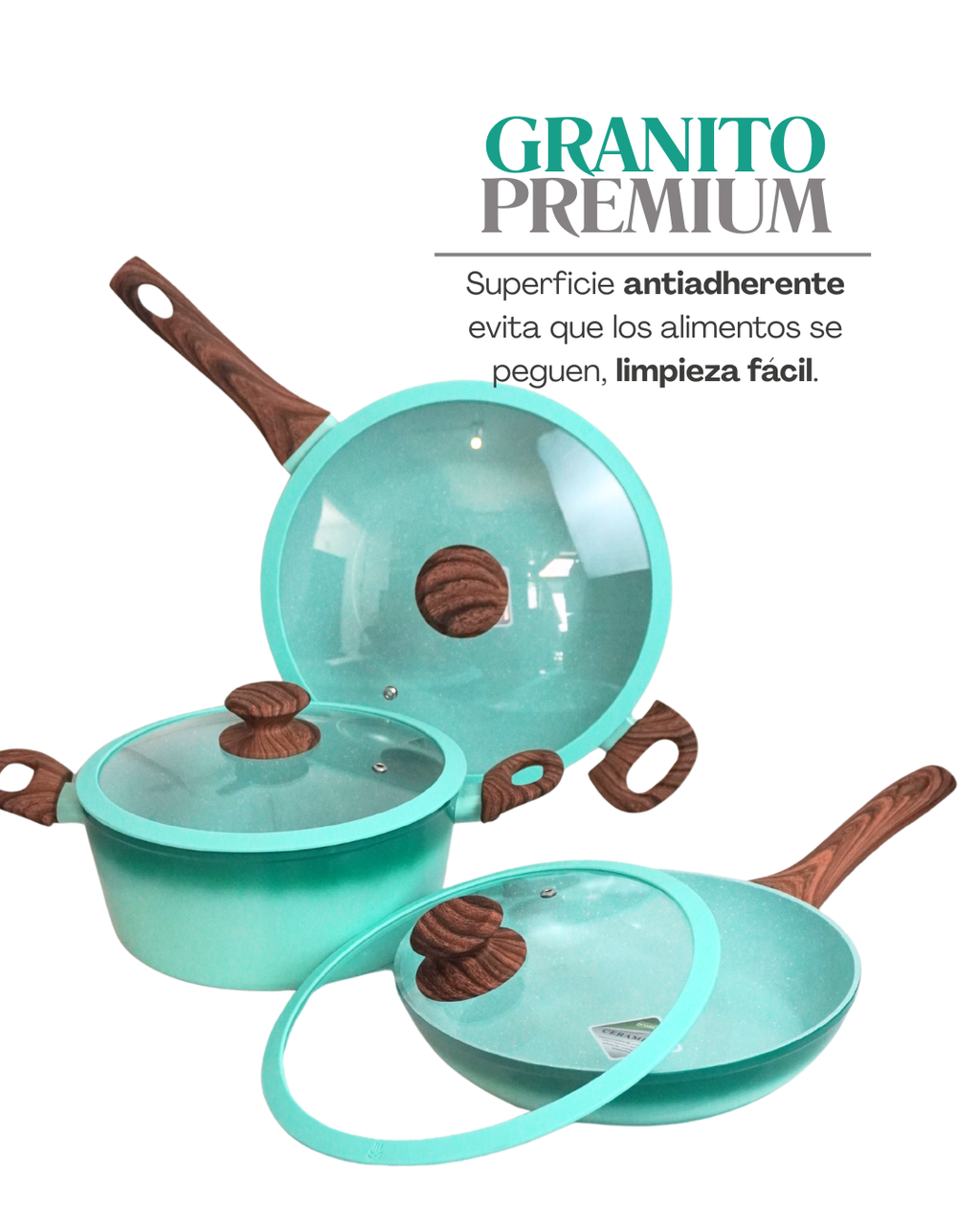 Batería de cocina  Kung Fu Master - 10 pz Antiadherente