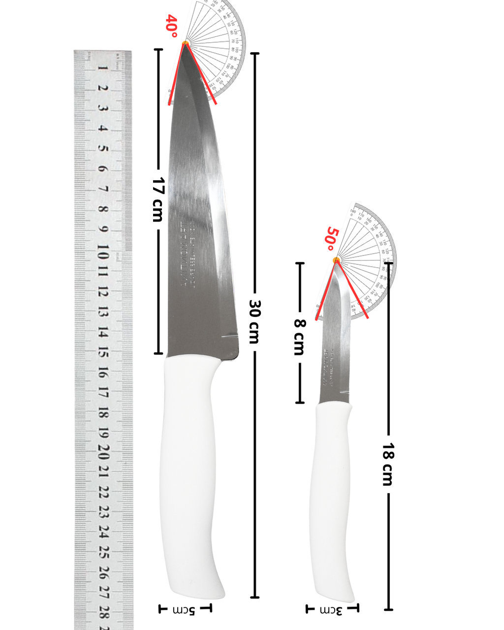 Duo de Cuchillos para Cocina - TRAMONTINA 23099/899