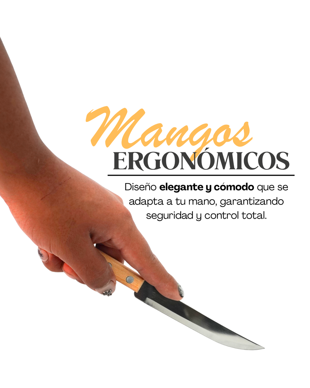 Cuchillo de mesa madera - TRAMONTINA 21 cm 22948/106