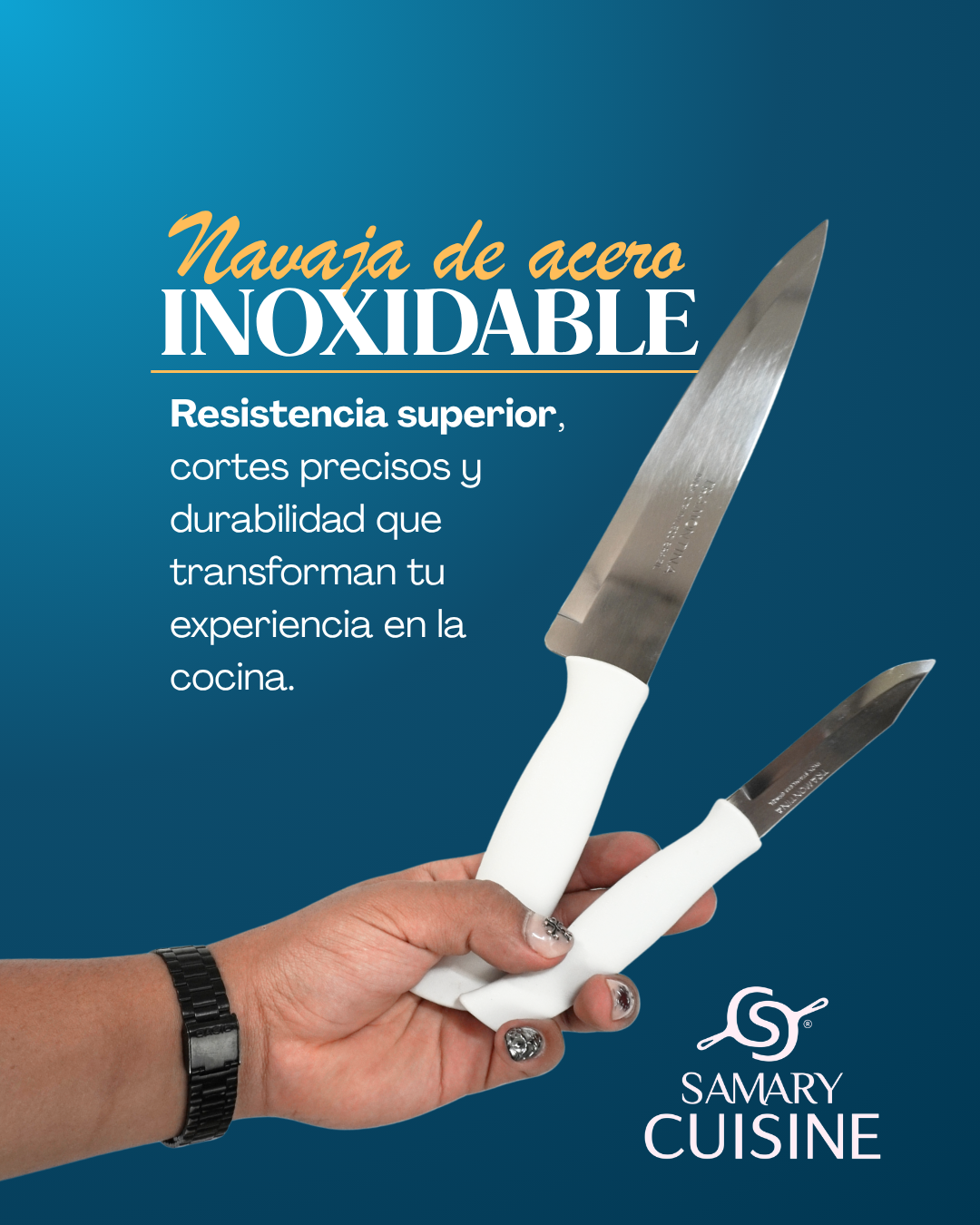 Duo de Cuchillos para Cocina - TRAMONTINA 23099/899