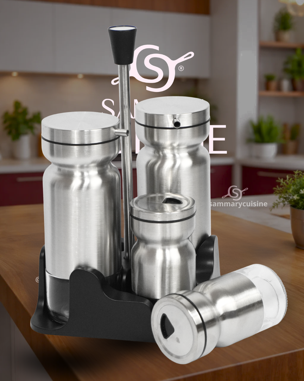 Especieros aceiteros y saleros 41705 - CANISTER 3 pz