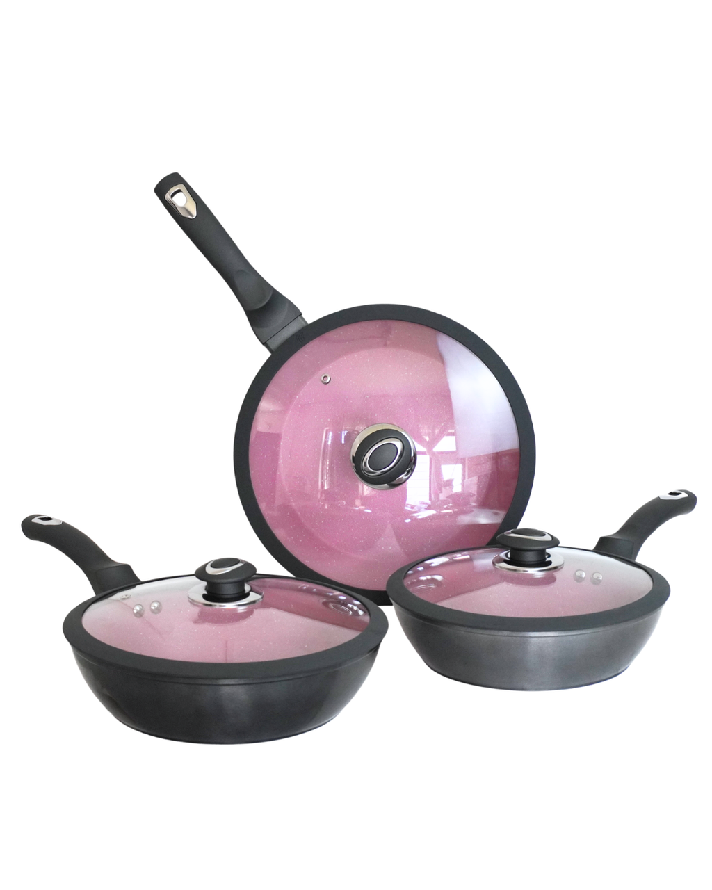 Sartenes tipo woks AIKCWS7 - ALPHINE CUISINE 6 pz Cerámica Antiadherente