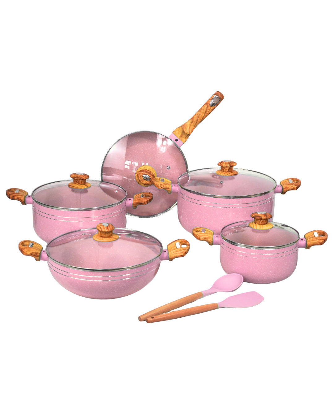 Batería de Cerámica Antiadherente Deluxe - KRUMBERG 12 pz