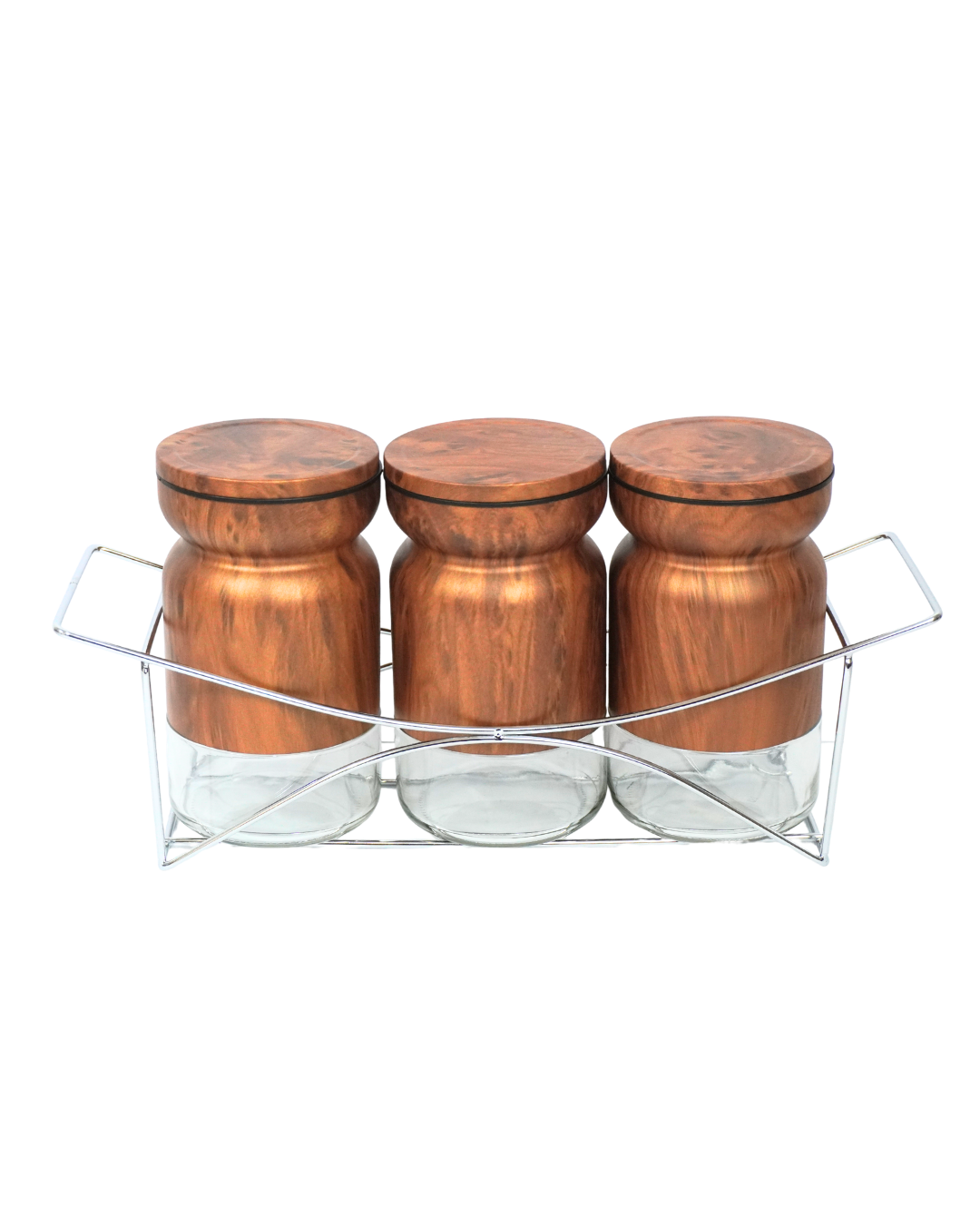 Azucarero de Vidrio con forma de Reloj de arena 41721  - CANISTER 3 pz