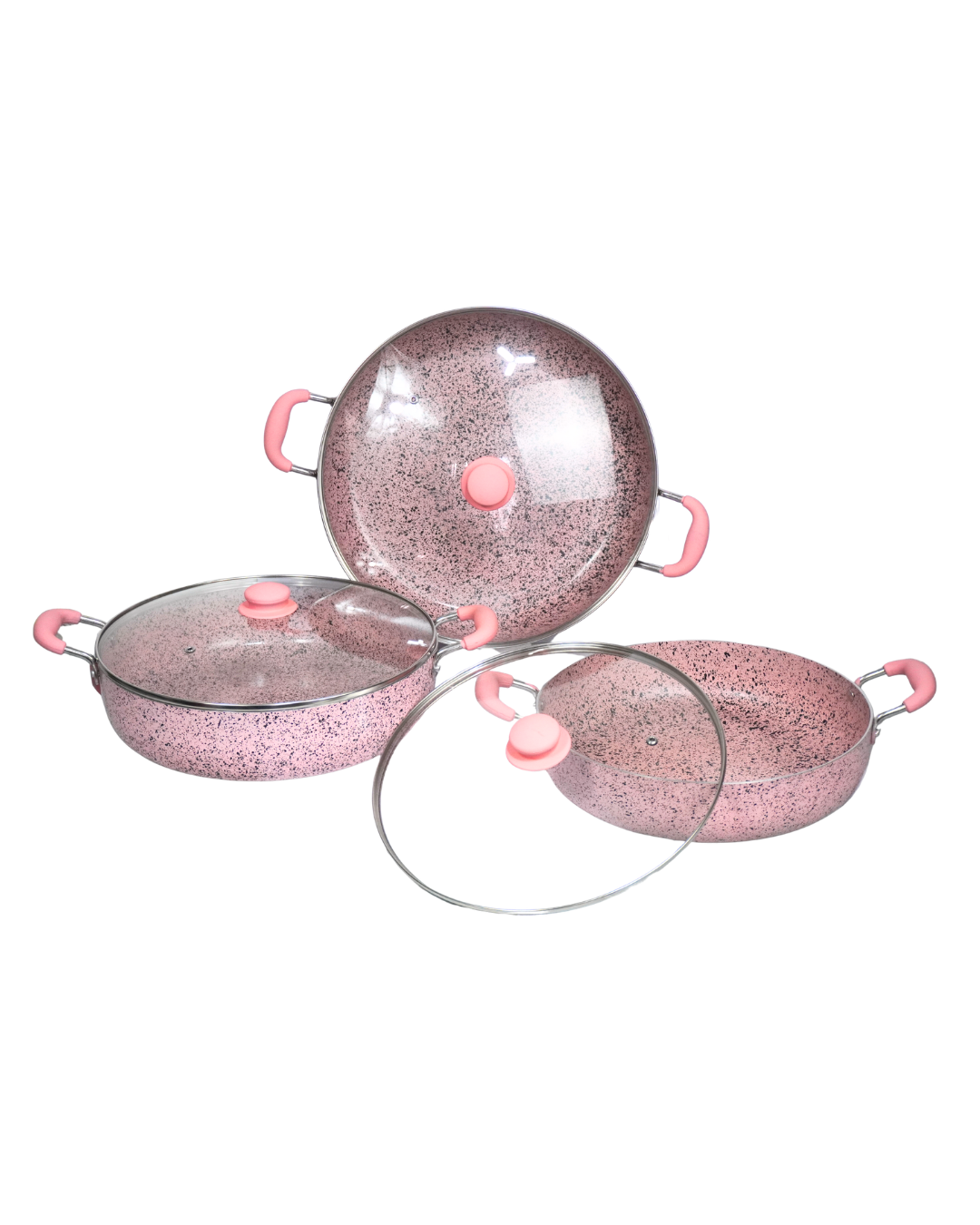 Juego de ollas antiadherentes Terceto - KUCHE 6 pz