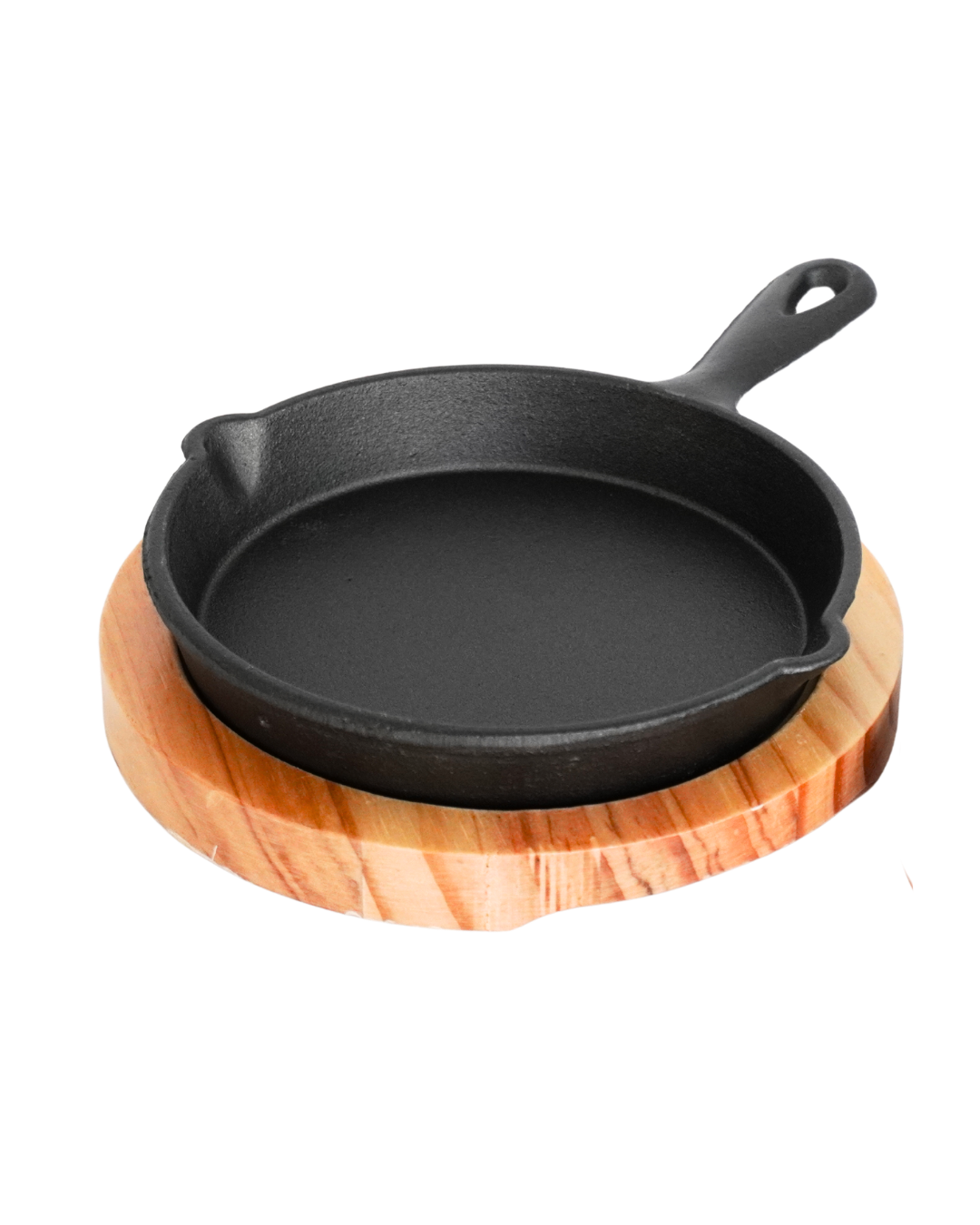 Sartén Huevero 12, 16 cm hierro c tabla