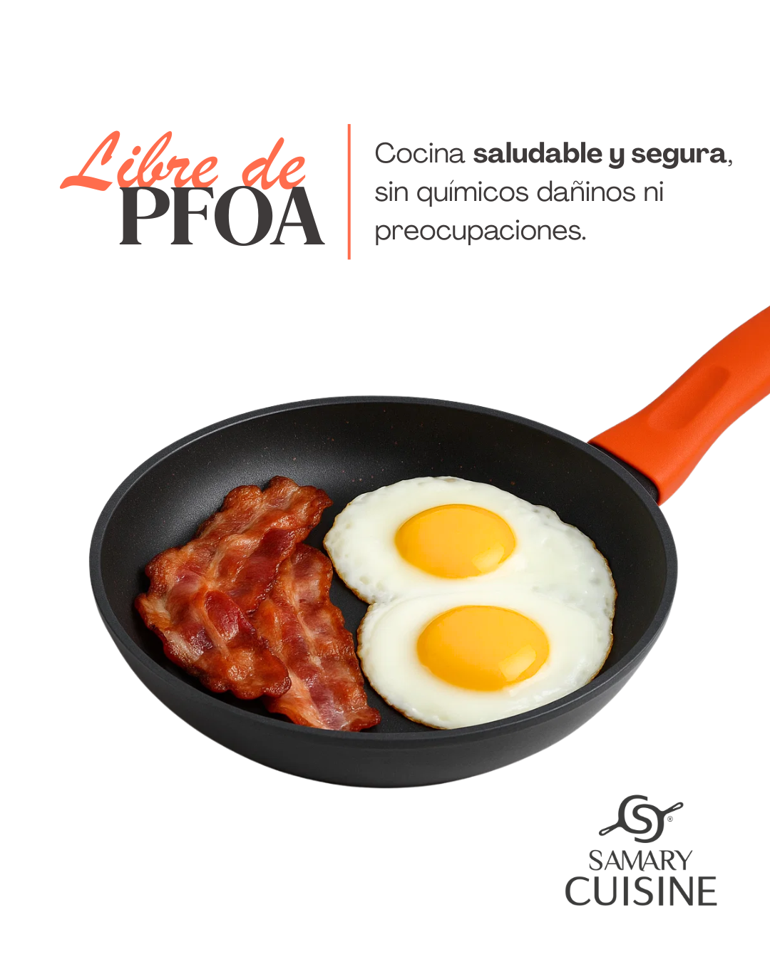 Juego de Sarten - Gotta 1 pz  Antiadherente Recubrimiento Mármol con Cerámica Premium | Apta para Todo Tipo de Estufas | Cocina Uniforme y Fácil Limpieza | Sartén Resistentes para Uso Diario | Diseño Moderno y Duradero