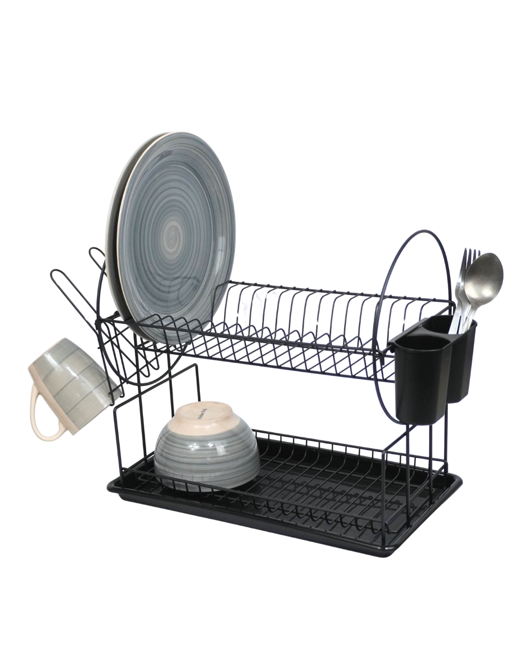 Escurridor dos pisos circulo - DISH DRAINER 50x23x36